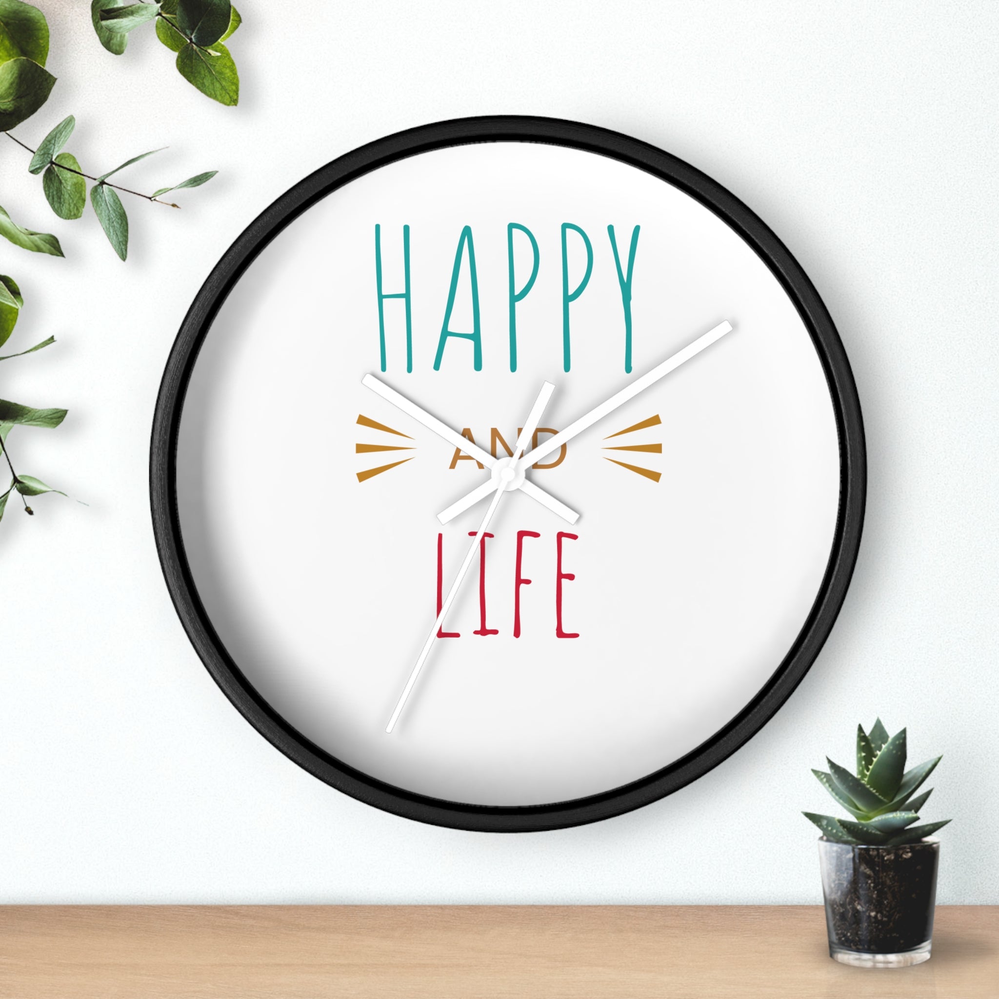 Horloge "Happy and Life"