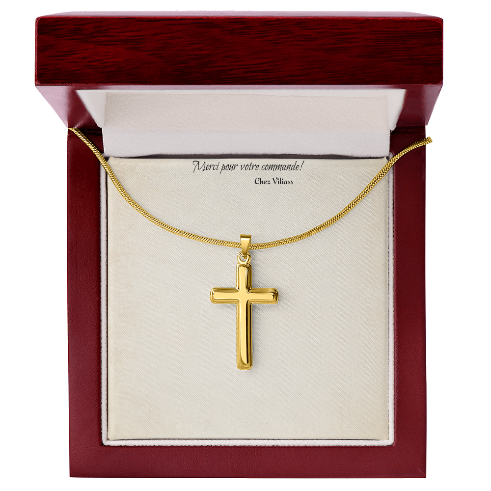 Collier en croix pour HOMME