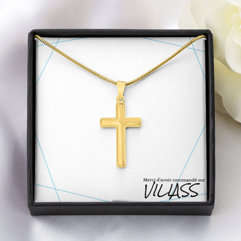 Collier en croix pour homme